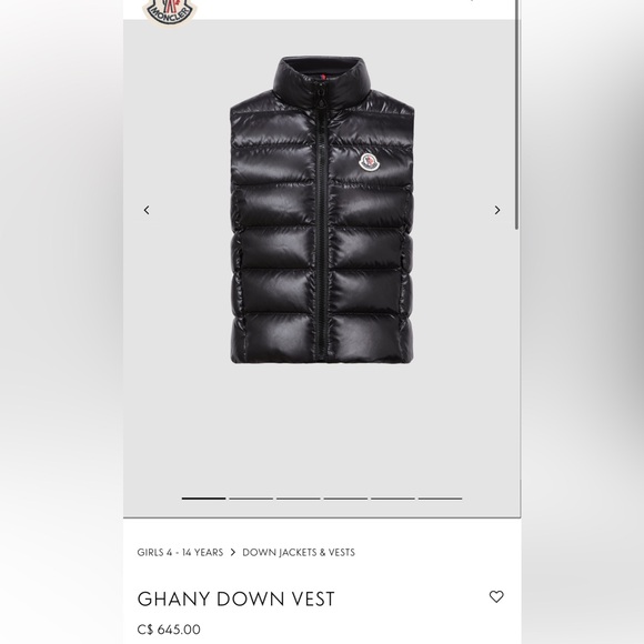 moncler ghany down vest - Picture 4 of 4